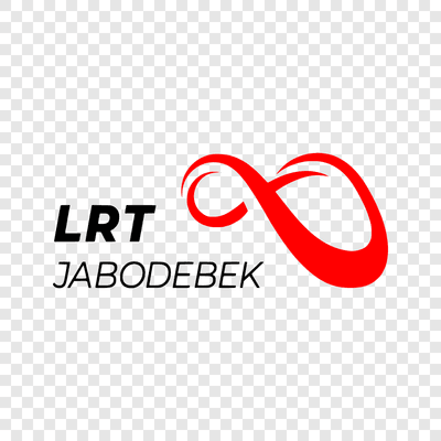 Logo LRT Jabodebek PNG transparan