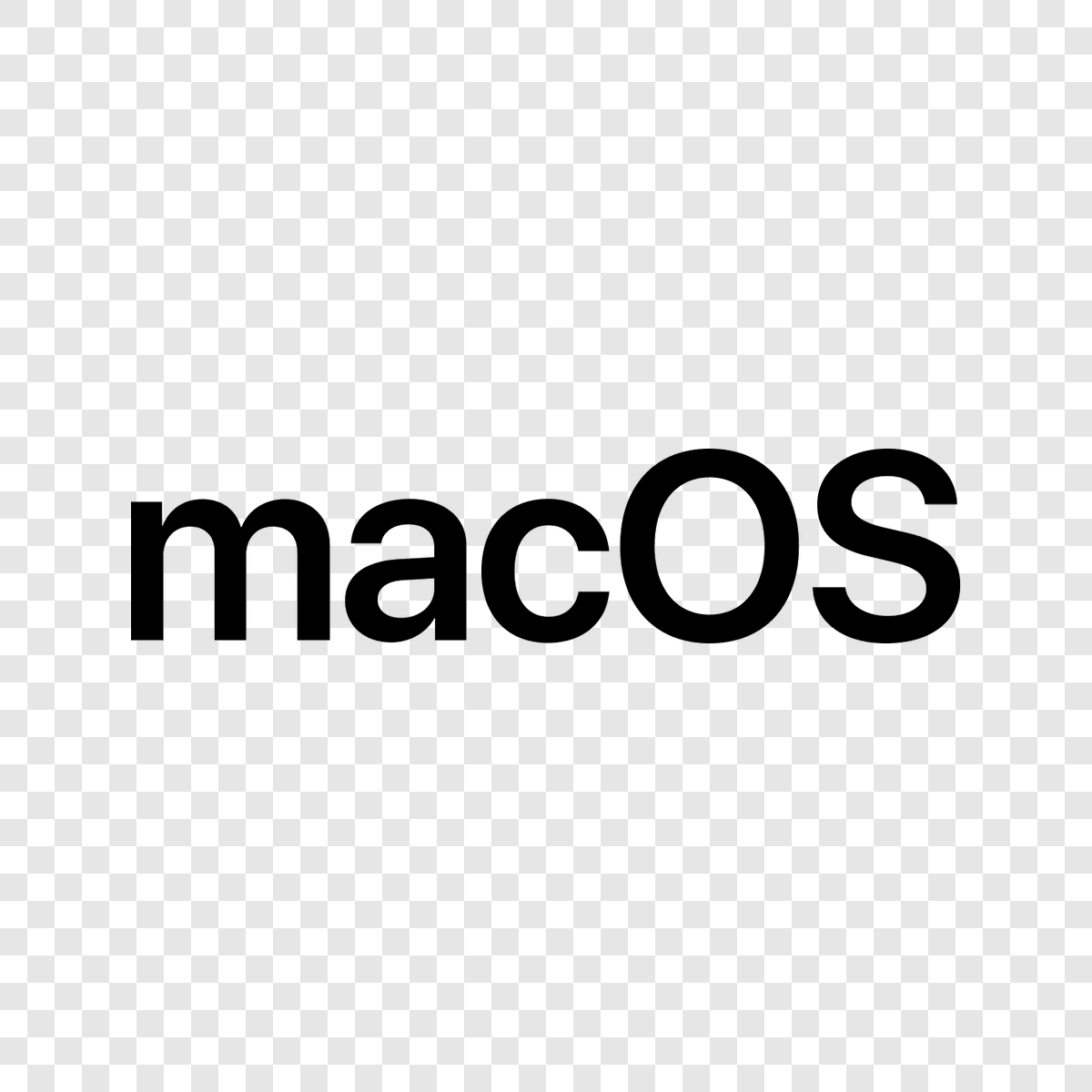 MacOS logo transparent PNG