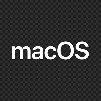 MacOS white logo