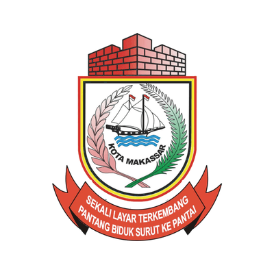 Logo Kota Makassar latar putih