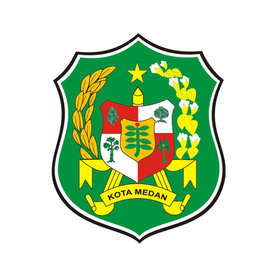 Medan City logo on white background