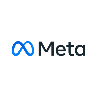 Logo Meta Platforms latar putih