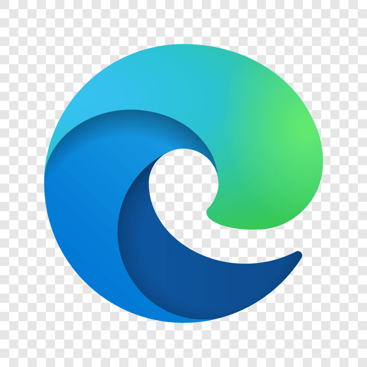 Microsoft Edge logo transparent PNG