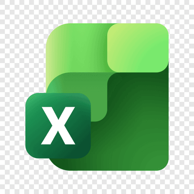 Microsoft Excel logo transparent PNG