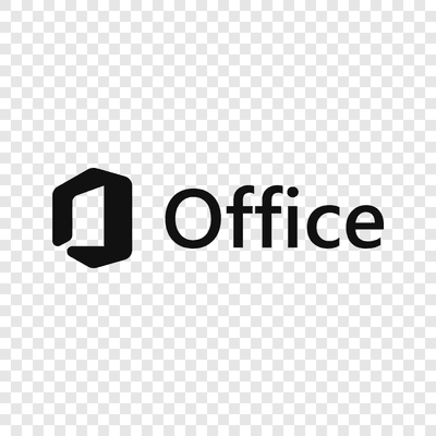 Logo Microsoft Office hitam