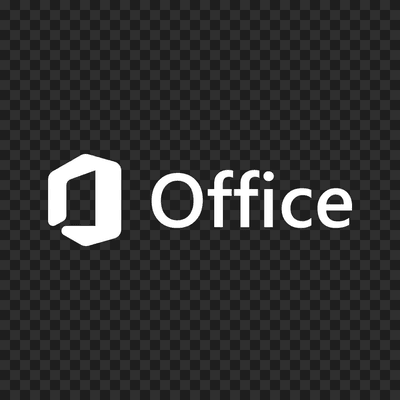 Logo Microsoft Office putih