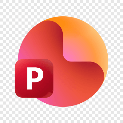 Microsoft PowerPoint logo transparent PNG