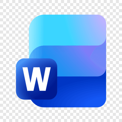 Microsoft Word logo transparent PNG
