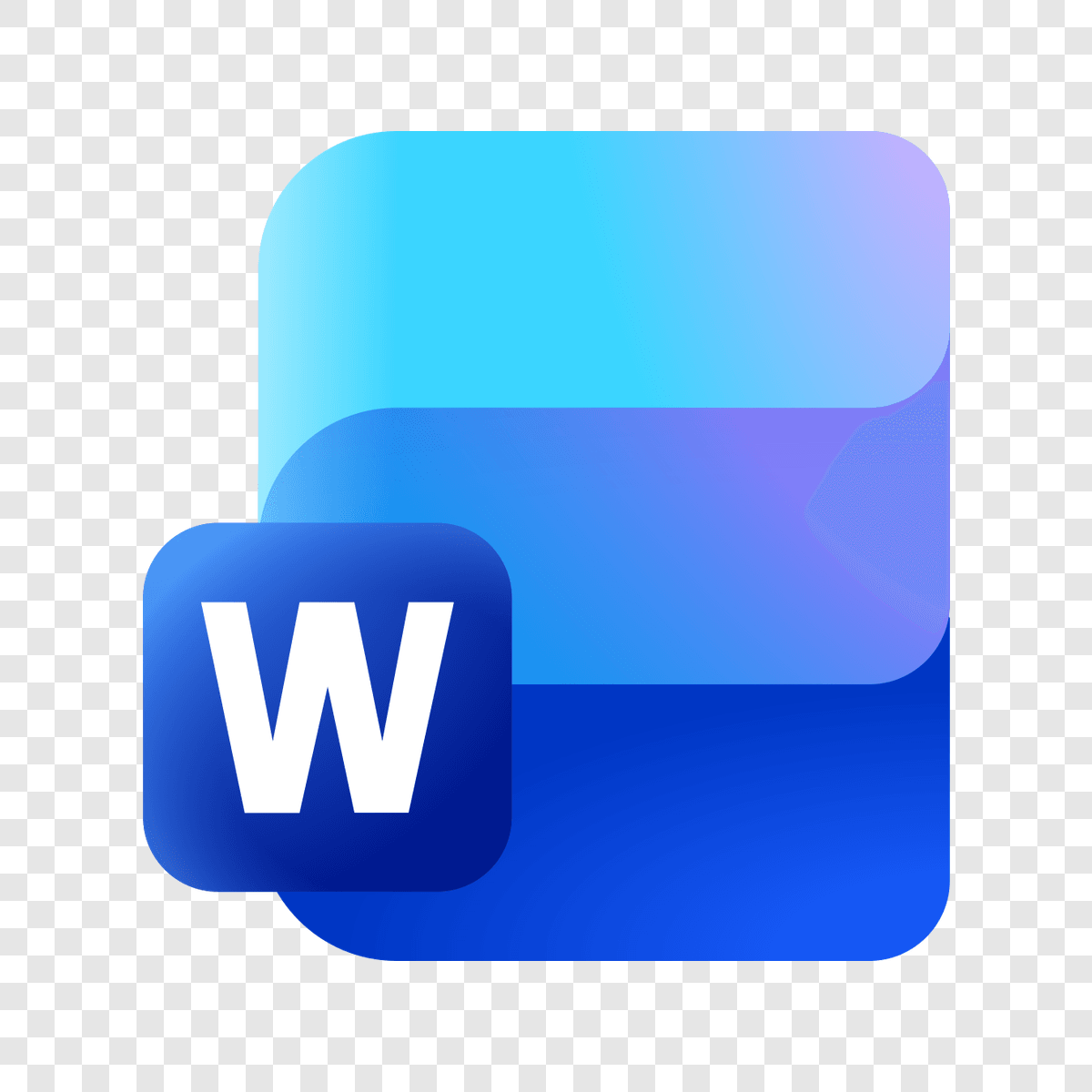 Microsoft Word logo transparent PNG