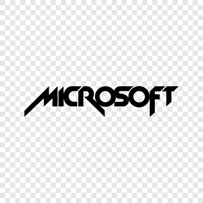 Microsoft logo 1981–1982