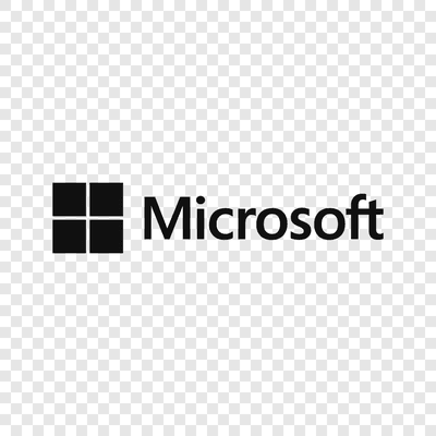 Microsoft black logo