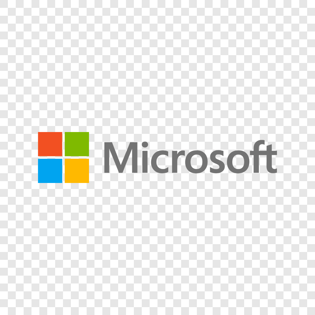 Microsoft logo transparent PNG
