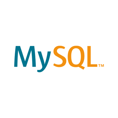 MySQL logo on white background
