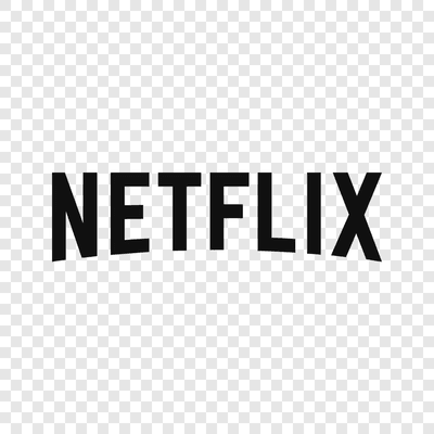 Netflix black logo