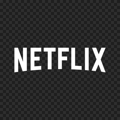 Netflix white logo