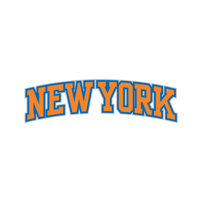 New York Knicks logo on white background