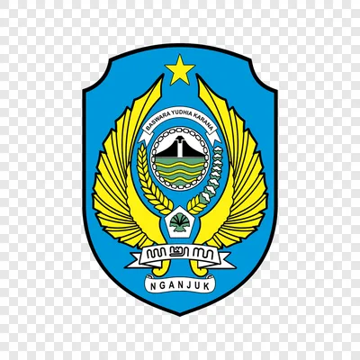 Nganjuk Regency logo transparent PNG