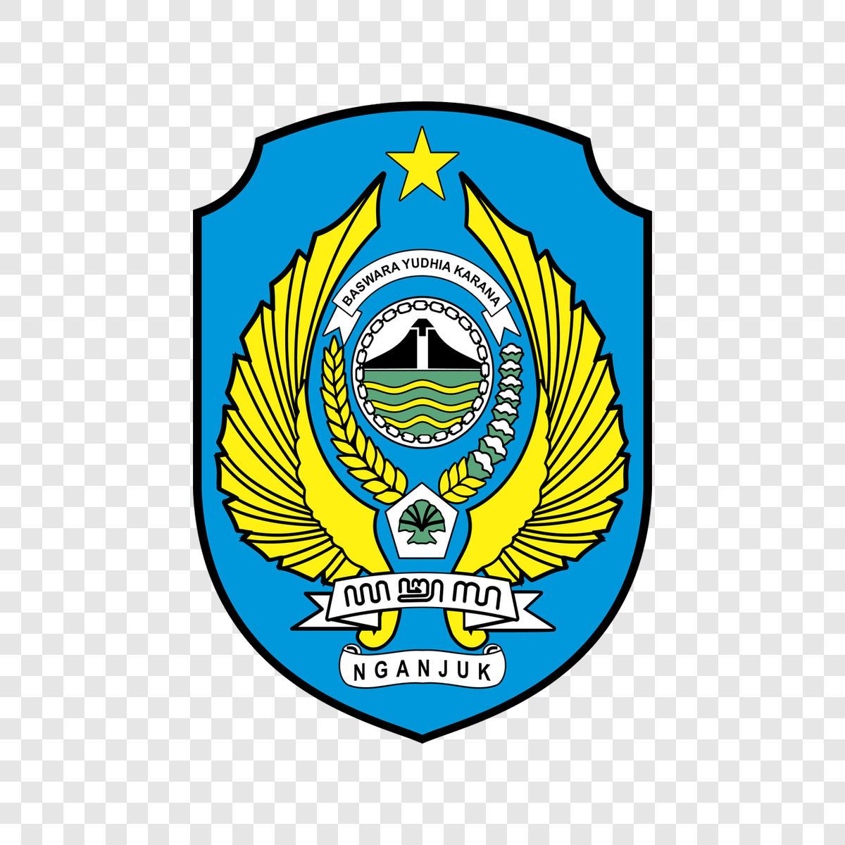Nganjuk Regency logo transparent PNG