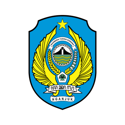 Nganjuk Regency logo on white background