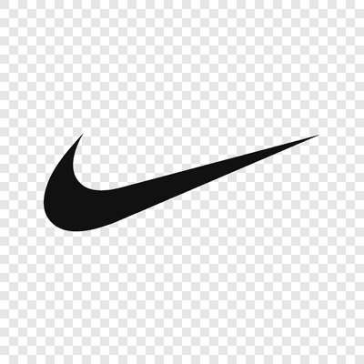 Nike black logo