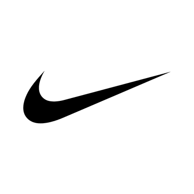 Nike logo on white background