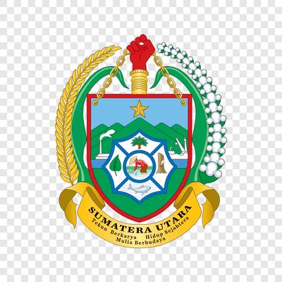 North Sumatra Province logo transparent PNG