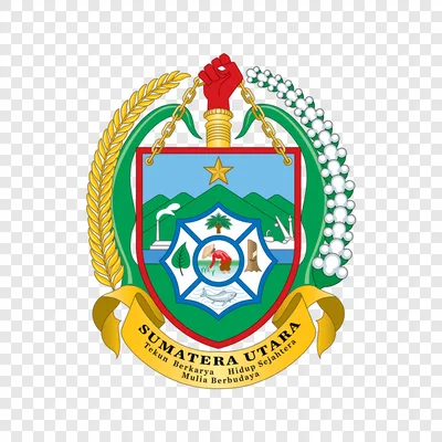 North Sumatra Province logo transparent PNG