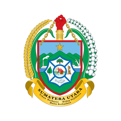 North Sumatra Province logo on white background
