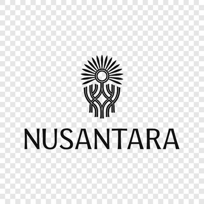 Nusantara black logo