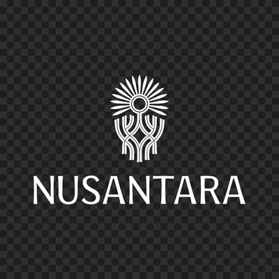 Nusantara white logo
