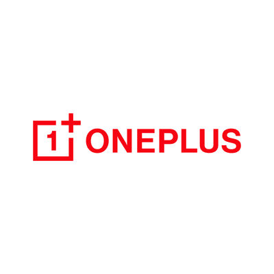 OnePlus logo on white background