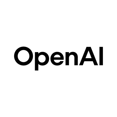 OpenAI logo on white background
