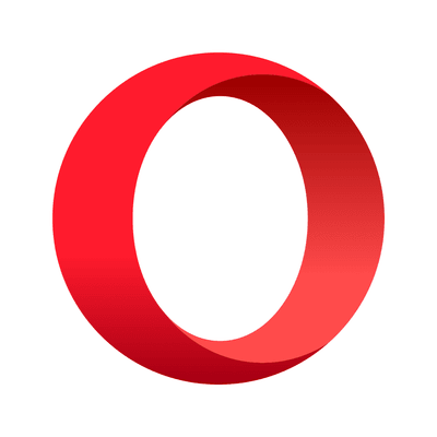 Opera logo on white background