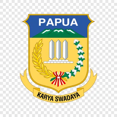 Papua Province logo transparent PNG