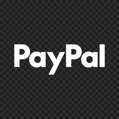 Logo PayPal putih
