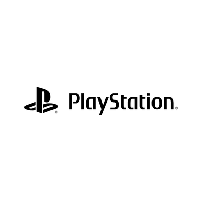 PlayStation logo on white background