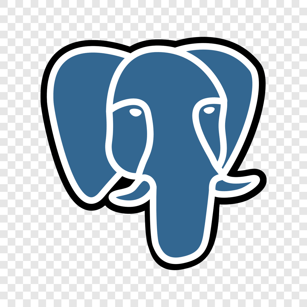 PostgreSQL logo transparent PNG