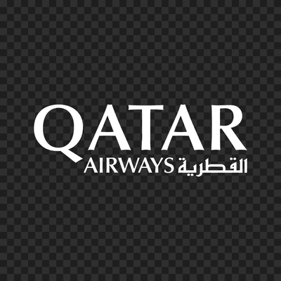 Qatar Airways white logo