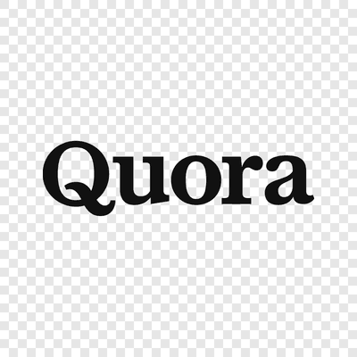 Quora black logo