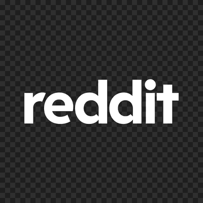 Reddit white logo
