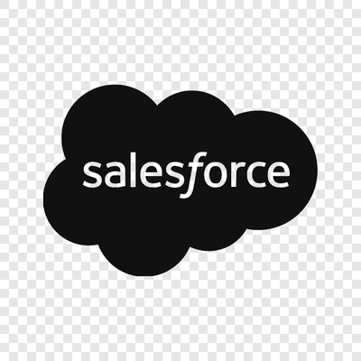 Salesforce black logo
