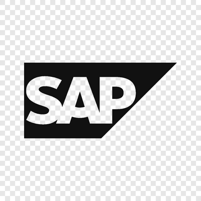 SAP black logo