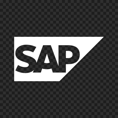 SAP white logo