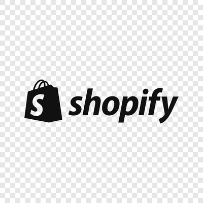 Shopify black logo