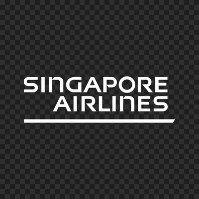 Singapore Airlines white logo