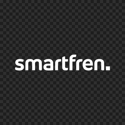 Logo Smartfren putih