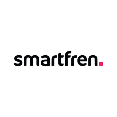 Logo Smartfren latar putih