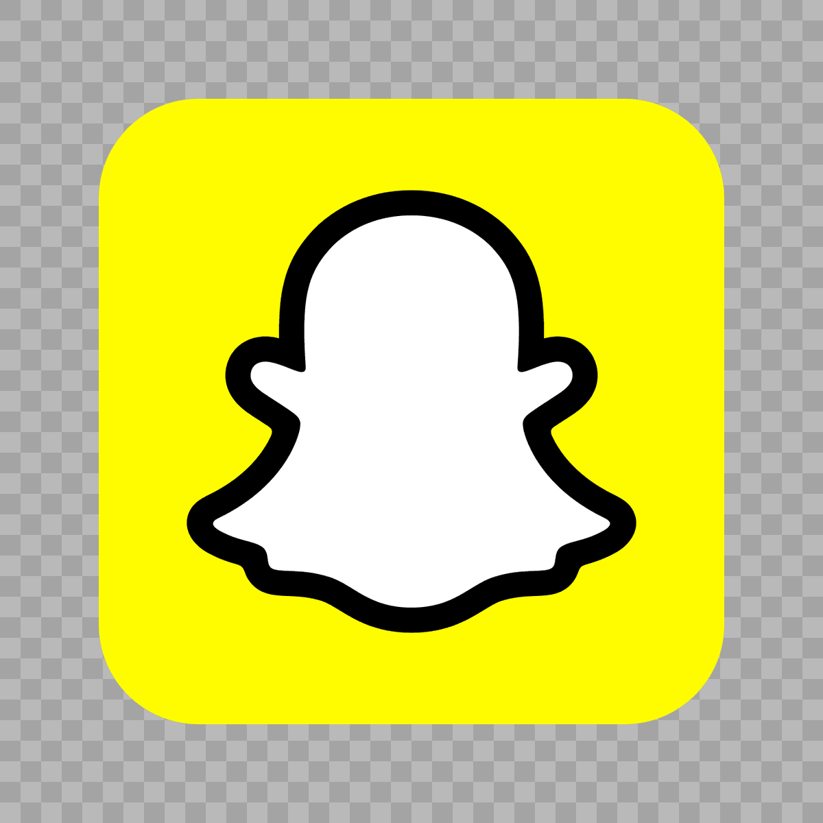 Snapchat logo transparent PNG