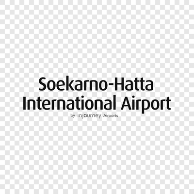 Soekarno Hatta International Airport black logo