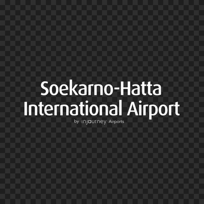 Soekarno Hatta International Airport white logo